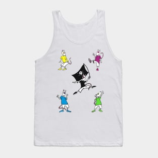 Rat dance when the cat is away Tank Top